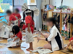 高校生保育士おしごと体験の写真1